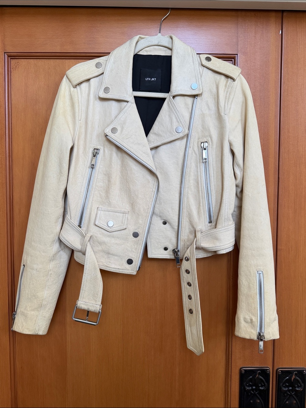 LTH JKT Leather MYA Cropped Biker Jacket
